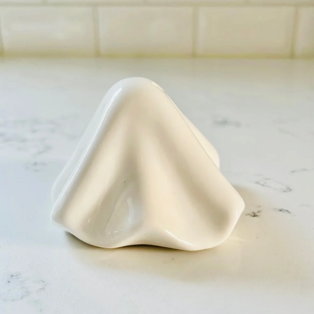 Crate&Barrel Small LED Ceramic Ghost